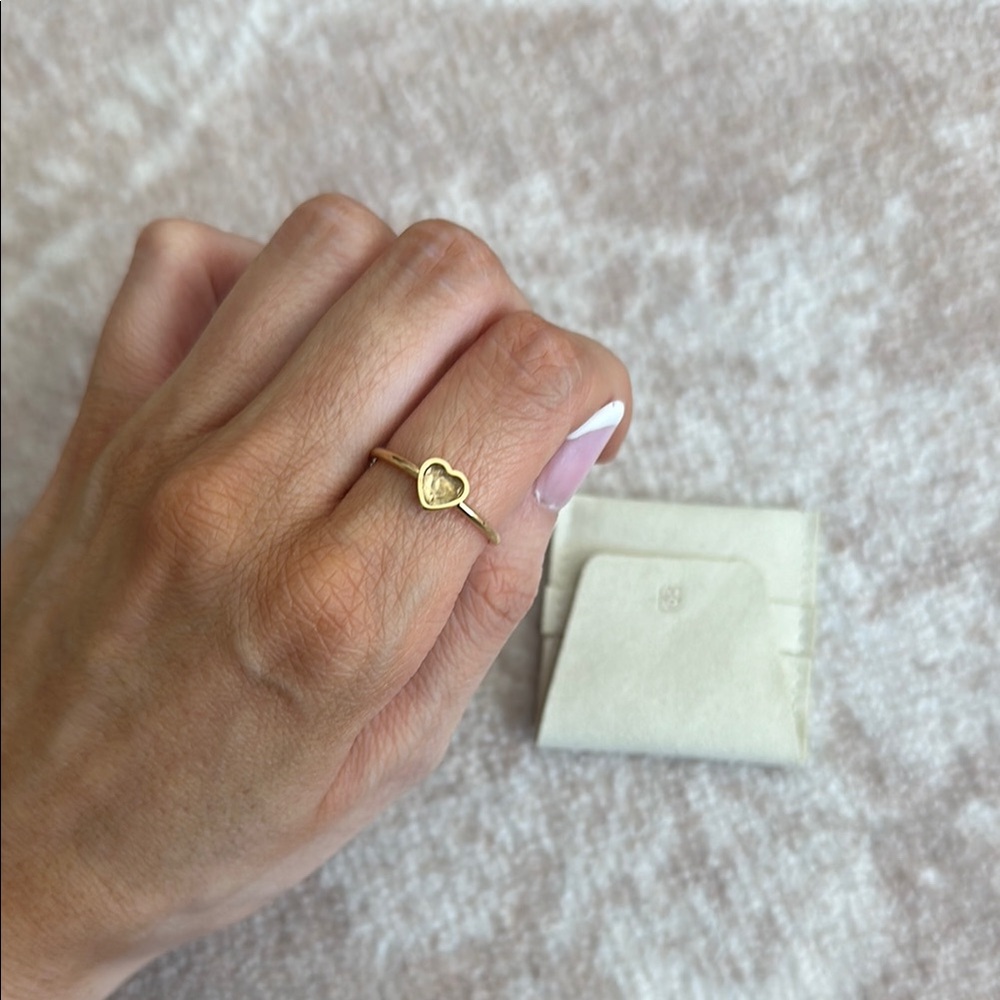 Gold Heart Ring